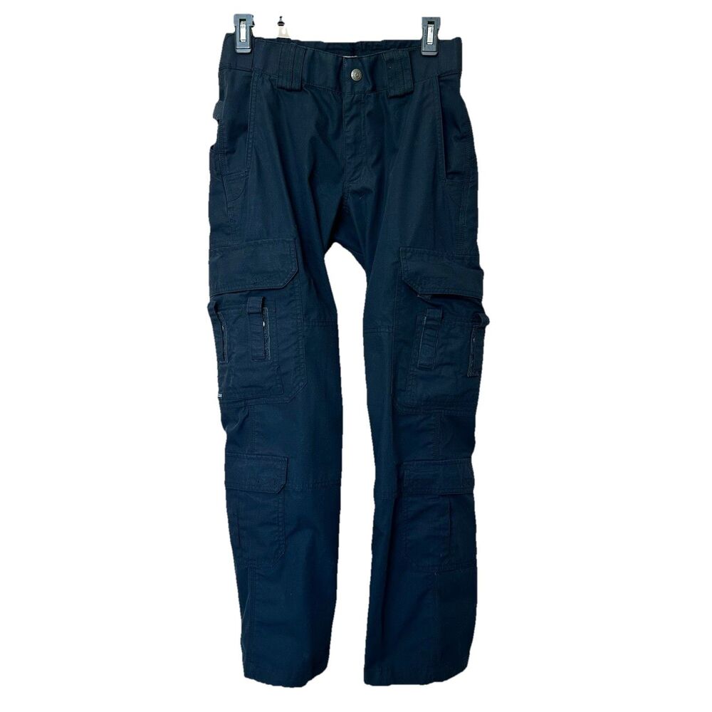 5.11 Tactical Stryke Pants Womens 6 Dark Navy Cargo Straight Leg Workwear